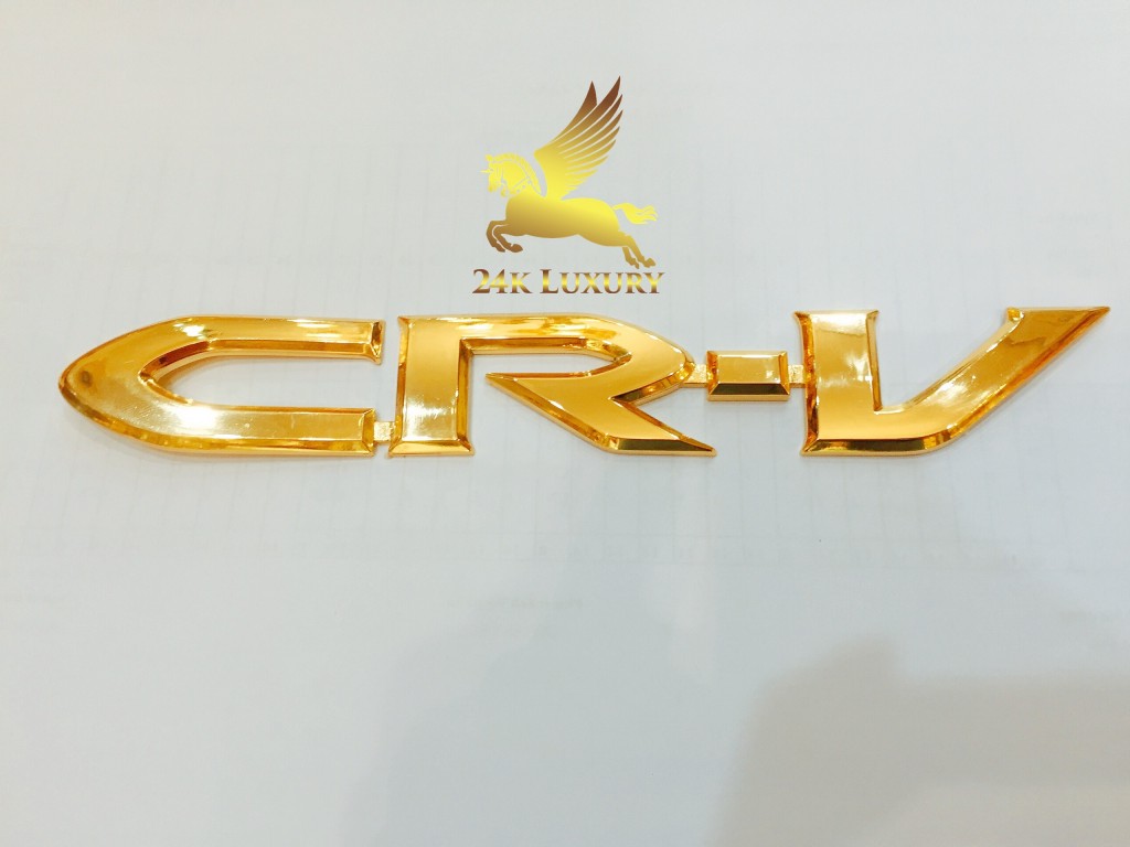 logo honda mạ vàng